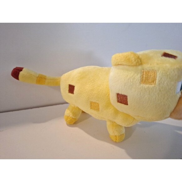 Minecraft Mooshroom & Ocelot Plush Set Red Yellow 7" Cow Cat 2014 - Picture 4 of 16